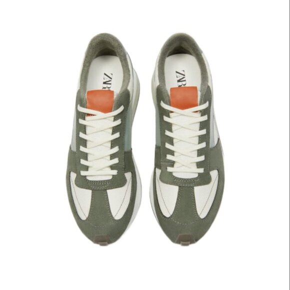 ZARA RETRO RUNNING SNEAKERS 2311/820 SIZE 11 - Picture 1 of 6
